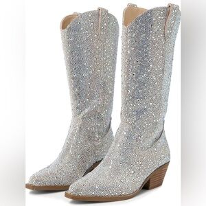 Rhinestone Western Boots